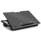 Portable Laptop Lap Desk Fits up to 15.6" with Detachable Mouse Pad Tray, 6 Adjustable Angles & Dual Cushions