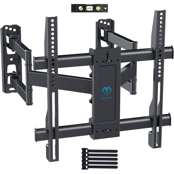 Corner TV Wall Mount Bracket Tilts, Swivels, Extends, Full Motion TV Mount Articulating for 26-60 inch LED, LCD Flat Curved Screen TVs, Holds up to 99 lbs, Heavy Duty TV Bracket