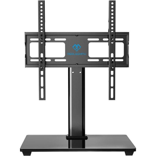 Universal Table Top TV Stand Swivel, TV Stand Mount for 32-60 inch LCD LED TVs, Height Adjustable with Tempered Glass Base, Max 400x400mm, Holds up to 88lbs