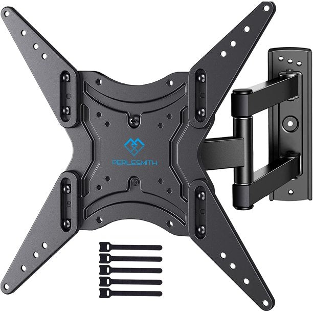 Full Motion TV Wall Mount for 26-55 inch TVs with Articulating Arms Swivels Tilt Extension, Wall Mount TV Brackets 400x400 Fits LED LCD OLED 4K TVs Up to 88 lbs