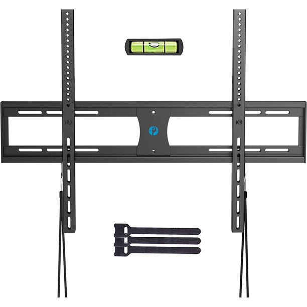 Low Profile Fixed TV Wall Mount Bracket for Most 42-90 Inch LCD OLED QLED 4K Plasma Flat Curved Screen TVs, Max 800x600mm, Fits 16 to 24 inch Wood Studs, Holds up to132lbs