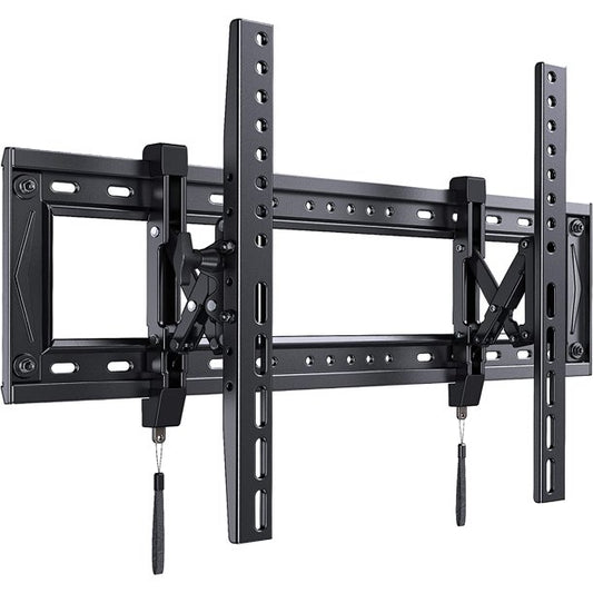 Tilt TV Wall Mount Bracket Extentable for Most 50-90 inch 4K OLED QLED LCD LED Flat and Curved TVs up to 165 lbs, Max 600x400mm, Fits 16 to 24 Inch Wood Stud Spacing