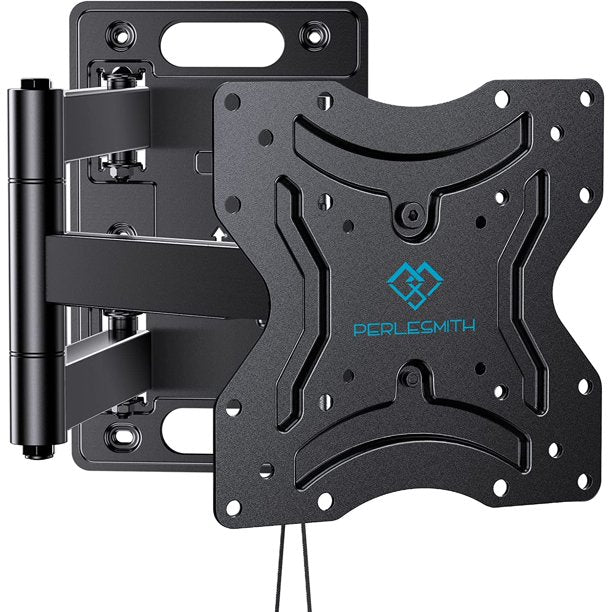 Full Motion RV TV Wall Mount Bracket for Most 13-42 Inch TVs with Articulating Arm Swivels Tilts, Lockable TV Stand for Camper Trailer Motorhome Boat Truck, Holds up to 77 lbs