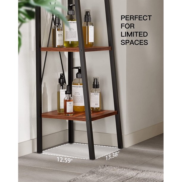 Ladder Shelf Bookcase, Bookshelf 4 Tier, Plant Flower Stand, Multipurpose Organizer Rack for Home, Office, Living Room, Balcony, Bedroom - Walmart.com