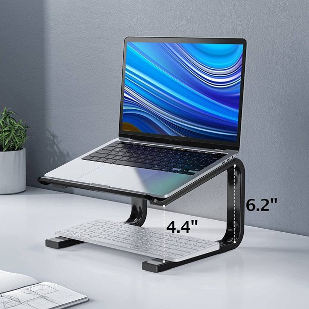 Laptop Stand Riser for 10 to 15.6 inch No-slip, Ventilation and heat dissipation Laptop Computer Stand, Black