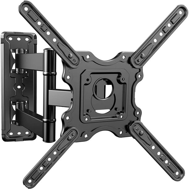 TV Wall Mount for Most 32-55 inch Flat Curved TVs up to 88lbs with Swivel Tilt Extension Arm, Full Motion TV Mount Fits OLED 4K TVs, Max 400x400mm