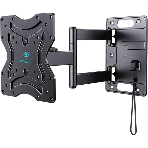 Full Motion RV TV Wall Mount Bracket for Most 13-42 Inch TVs with Articulating Arm Swivels Tilts, Lockable TV Stand for Camper Trailer Motorhome Boat Truck, Holds up to 77 lbs